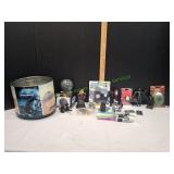 Star Wars Saga Popcorn Tin w/ Figures & More Star Wars Saga Popcorn Tin w/ Figures & More