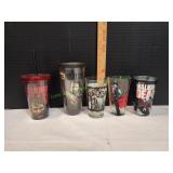 (5) Walking Dead Drinking Cups (5) Walking Dead Drinking Cups