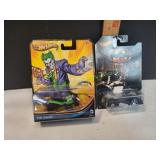 (2) Hot Wheels 1:64 Diecast Batman Cars (2) Hot Wheels 1:64 Diecast Batman Cars