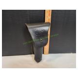 Black Leather Holster, Stamped US