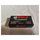 Wolf Polyformance 9mm 115gr FMJ Steel Case, 50ct