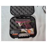 Glock G43 Gen4 9mm Pistol, Black Cherry