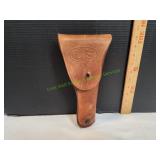 Brown Leather Holster, Stamped US