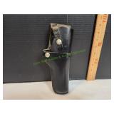 Black Leather Holster, Stamped Hunter