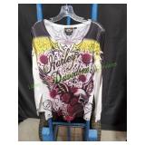 Harley Davidson Shirt, Sz Lg