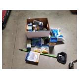 Box of Aquarium Accessories & Supplies