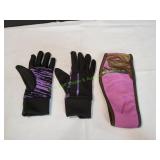 Purple Gloves w/ Pink Camo Headband