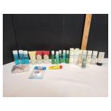 Small Tote of Travel Size Shampoo, Lotion & More