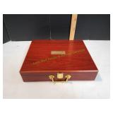 Executive Golf Putting Set in Wood Case