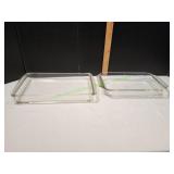 (1) Pyrex & (1) Anchor Hocking Baking Dishes