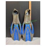 US Divers Proflex Diving Fins, Sz M 6.5-8