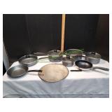 Basic Essentials Pots & Pans w/ Lids