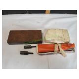 Chisel Set & Drill Bits w/ Socket Set