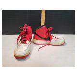 Nike Air Force 1 High Lv8 , Boys Sz 6 1/5Y, Red