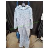 Joyspun Hooded Jacquard Union Suit, Sz L(12-14)