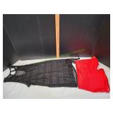 Mid Rise Shorts w/ Black Tank Top, Sz Md