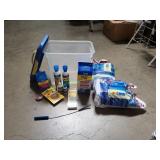 Tote of Aquarium Supplies