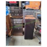 Sony Stereo System w/ Speakers & Cabinet