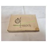 Vtg Leather Pocket Day-Timer Junior Size Cover