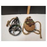 (2) Decorative Pulley
