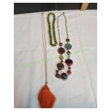 (3) Vtg Necklaces