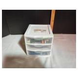 3-Drawer Sterilite Desk Tower w/ Painters Pens