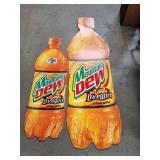 (2) Mountain Dew Live Wire Store Displays