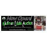 CHECK OUT OUR KAUFMAN ESTATE ONLINE AUCTION