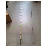 (2) Vtg Wooden Folding Rulers