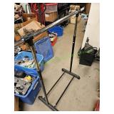 Adjustable Rolling Clothes Rack