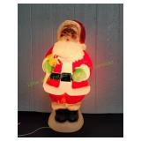 32" Vtg Santa Claus Blow Mold