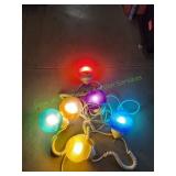 TentandTable 6 Globe Light Set w/ White Cord