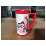 Vtg Thermo-Serv Bud-Man Beer Mug