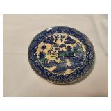 Vtg Blue Willow Plate