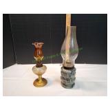 Marble Base Kaaden Hurricane Oil Lamp & More
