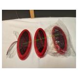 (3) Oval LED RV/Trailer Taillights