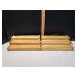 (2) Adjustable Spice Rack Shelving