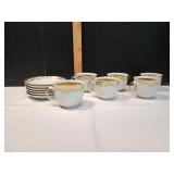 (6) Teacups w/ Saucers