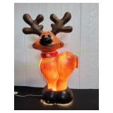 27" Smiling Reindeer Blow Mold
