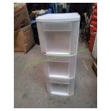 3-Drawer Storage Tower