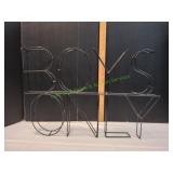 24x16 Boys Only Metal Art