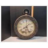 Pocket-Watch Style Eiffel Tower Wall Clock