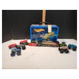 Hot Wheels Lunch Box w/ Monster Trucks & More