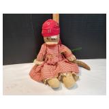 Vtg Topsy-Turvy Rag Doll