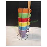 Brink House 8oz Stacking Coffee Mug Set