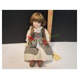 Vtg Molly Porcelain Doll by Tender Heart