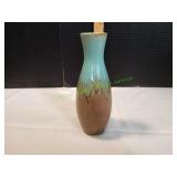 8" 2-Tone Ceramic Drip Glaze Bottle Vase