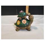 Solar Powered Garden Turtle Statue