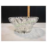Vtg Misaka Rainer Clear Crystal Bowl