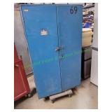 Blue Metal Utility Cabinet